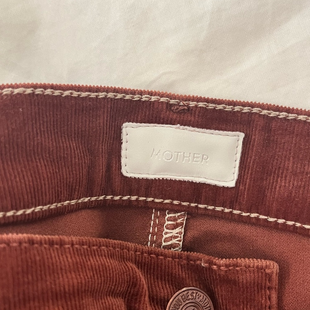 MOTHER Women's The Tomcat Ankle Hopscotch Corduroy Pants - Picture 5 of 7